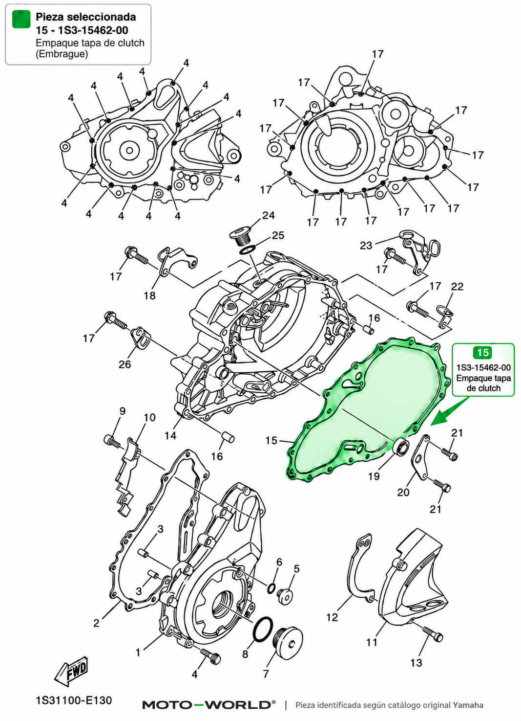 Pieza identificada por MotoWorld